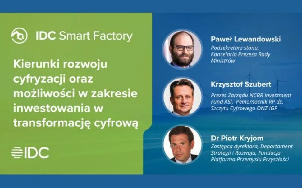 IDC Smart factory Sustainability & Manufacturing, Łódź, 22.09.2022