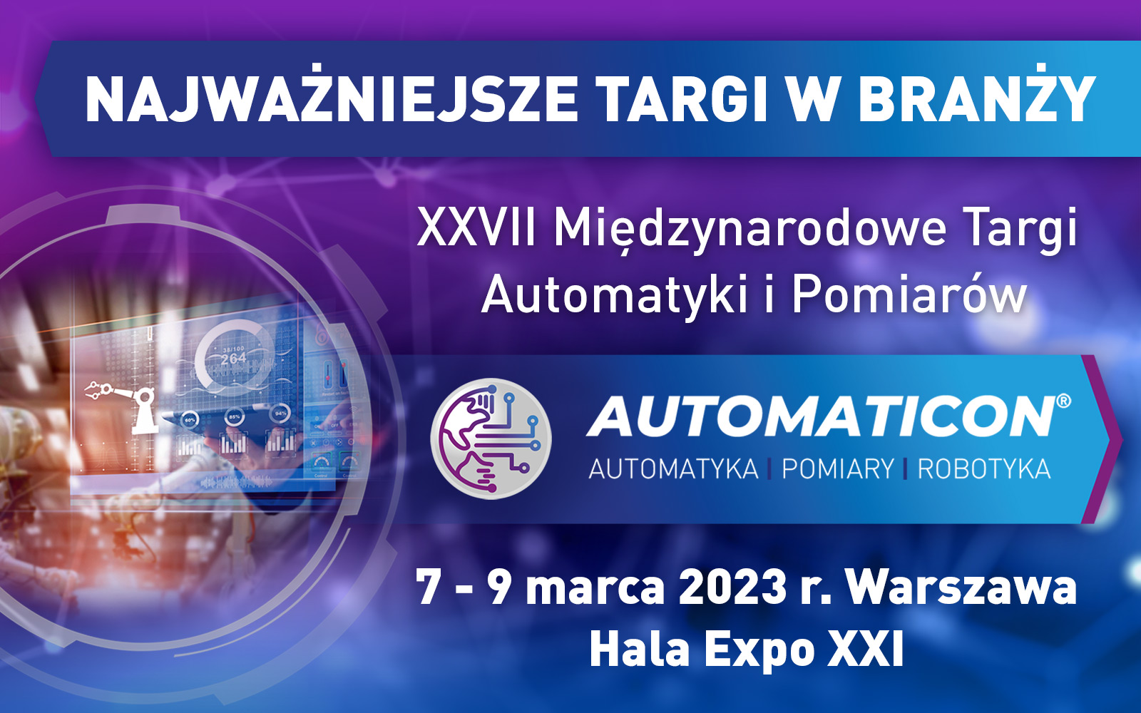 Przyszłość przemysłu na targach Automaticon 2023