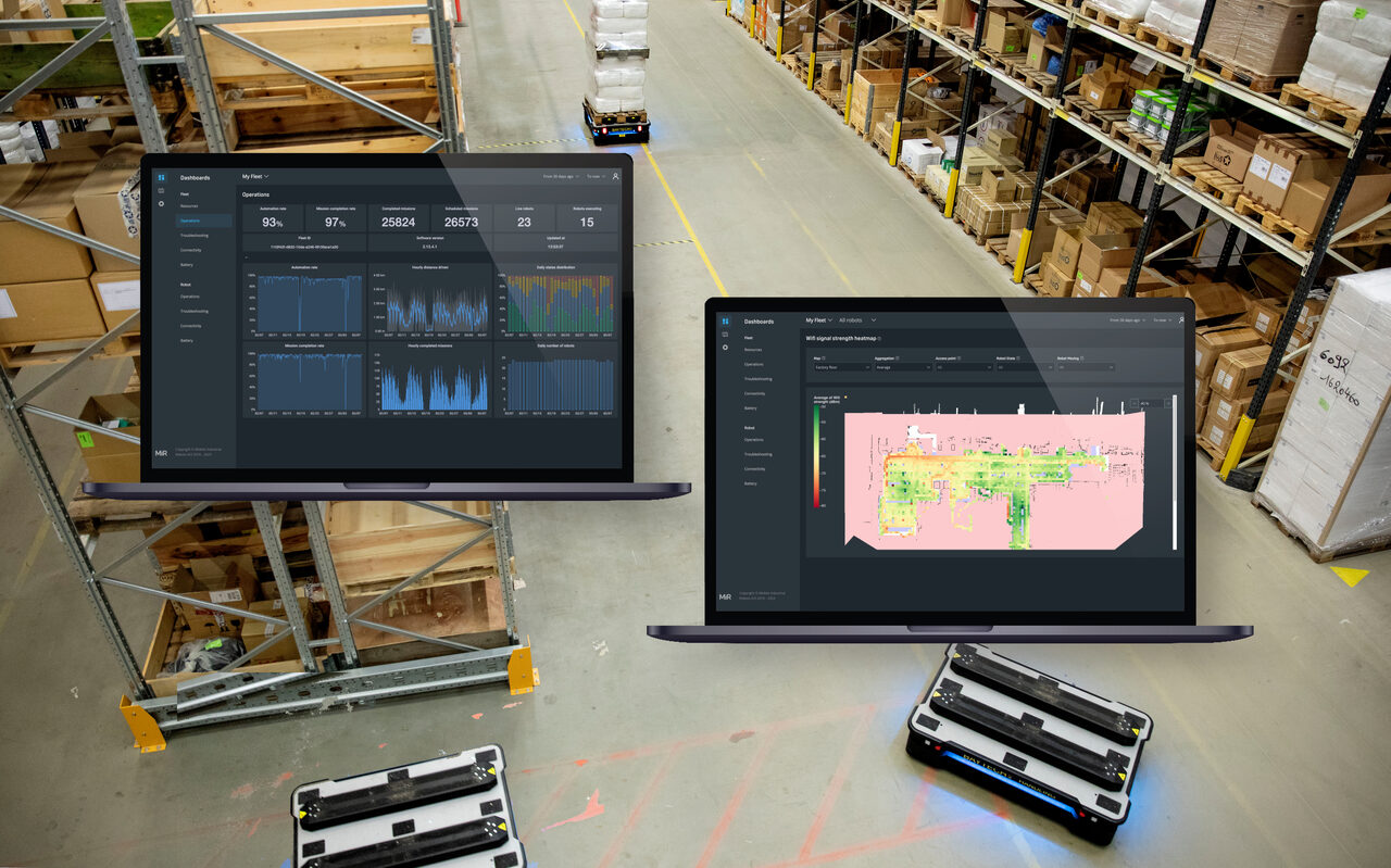 MiR wprowadza nowe oprogramowanie chmurowe do optymalizacji floty robotów