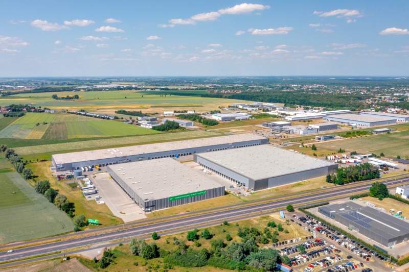 Najnowszy budynek GLP Poznań Airport Logistics Centre na poziomie Excellent