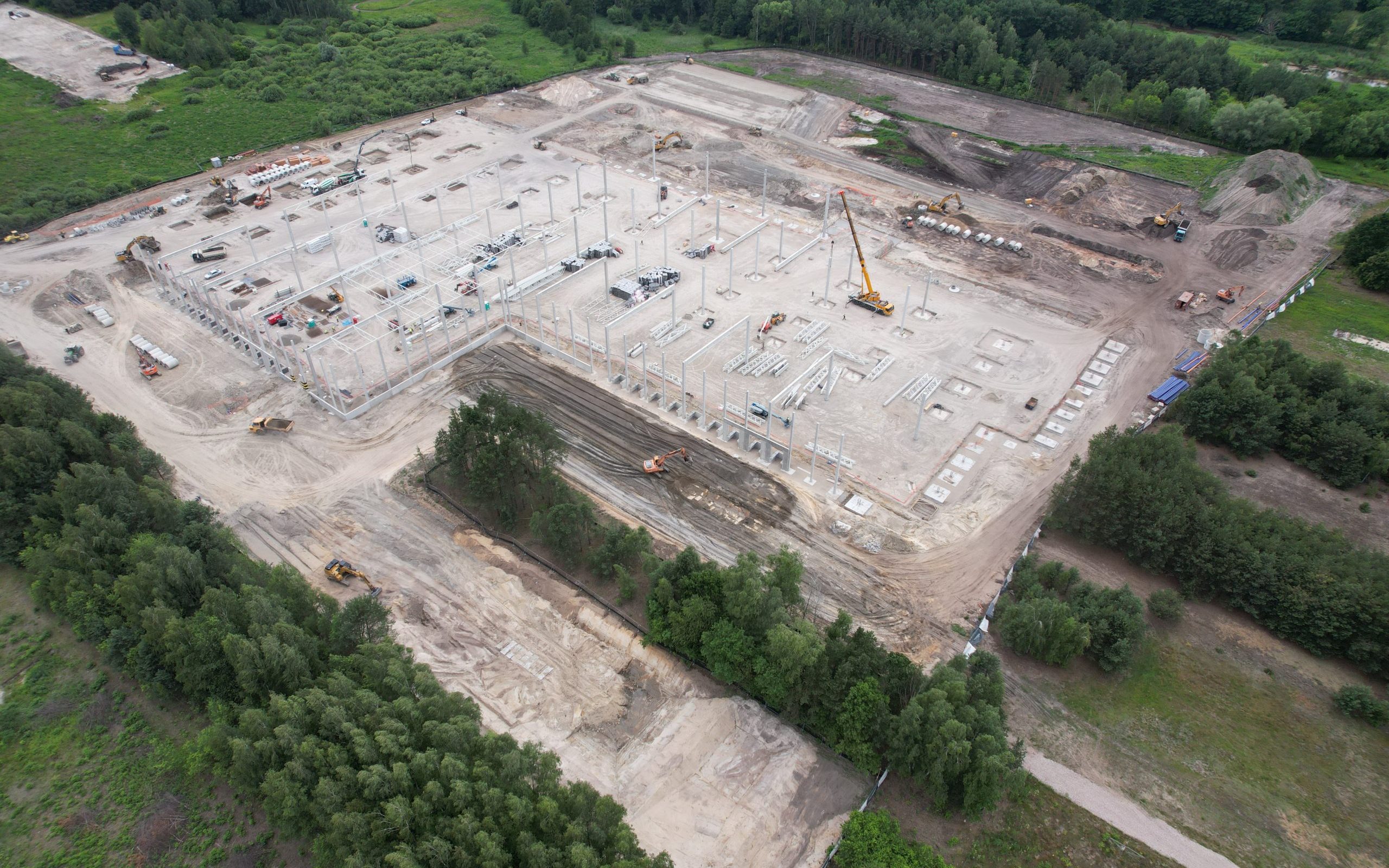 Harden Construction realizuje budowę dwóch hal przemysłowych w podwarszawskiej Kobyłce