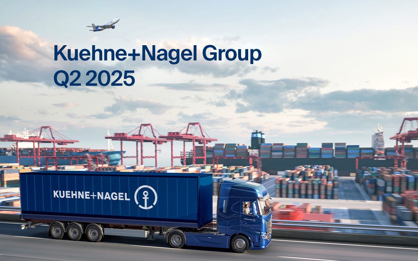 Kuehne+Nagel zwiększa udział w rynku w pierwszej połowie 2025 roku w segmentach logistyki morskiej i lotniczej
