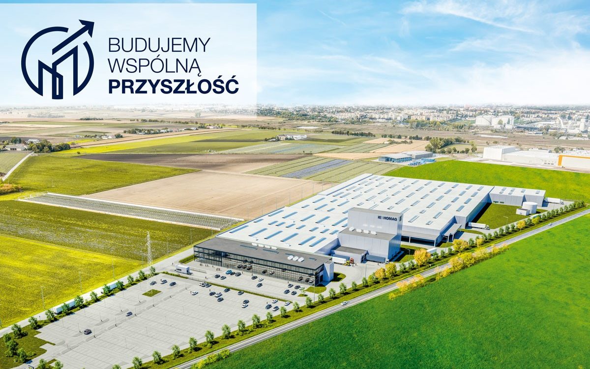 Trwa budowa nowej siedziby HOMAG Polska w Środzie Wielkopolskiej
