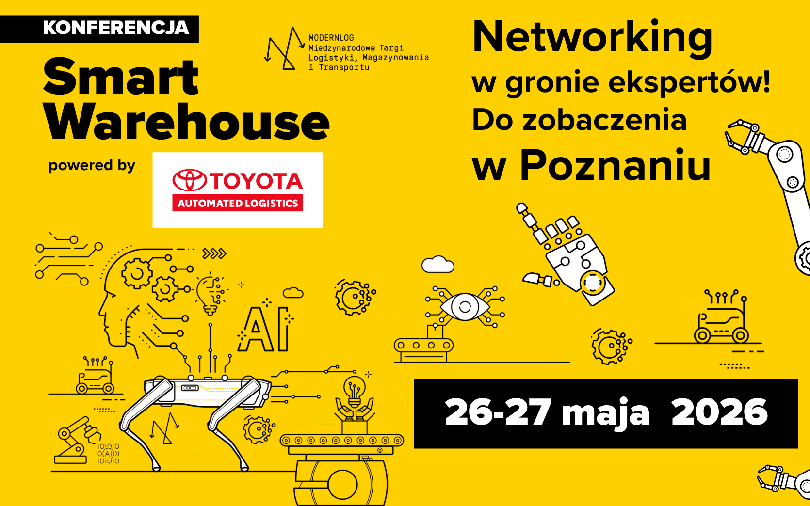 Znamy program Konferencji Smart Warehouse powered by Toyota Automated Logistics!