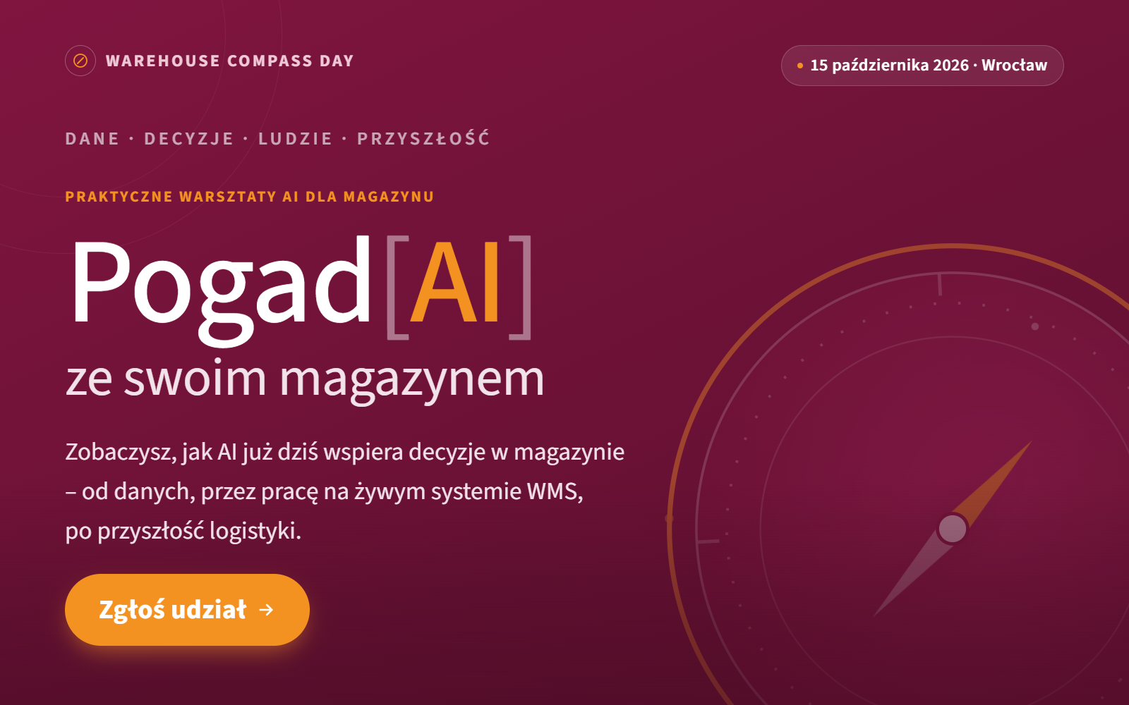 Warehouse Compass Day: jak sztuczna inteligencja zmienia zarządzanie magazynem? 4 Warehouse Compass Day: jak sztuczna inteligencja zmienia zarządzanie magazynem?